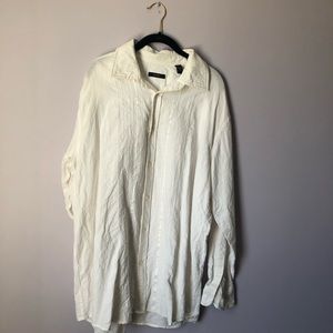 Men’s Alfani linen and cotton button dress shirt